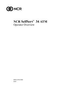 ncr selfserv 34 tm atm operator overview tranact Ebook Kindle Editon