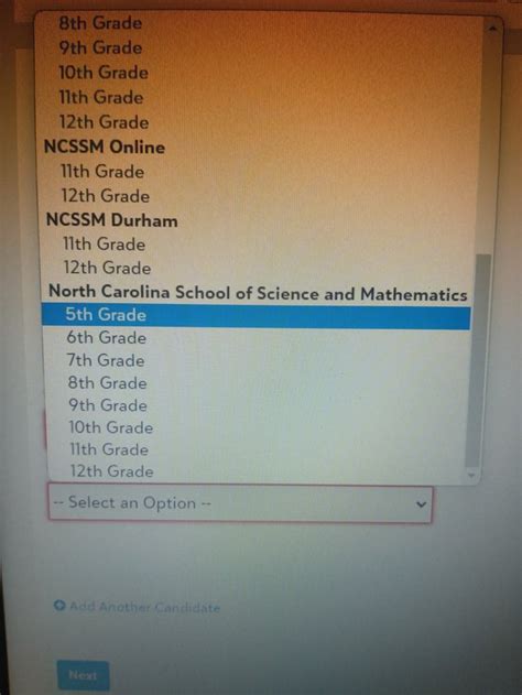 ncssm math assessment