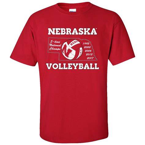 nebraska volleyball t shirts