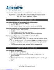 nec aspire voicemail manual Kindle Editon