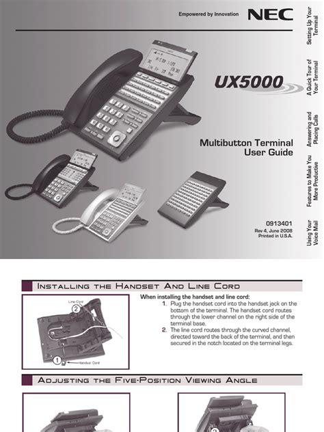 nec dlv phone manual pdf PDF