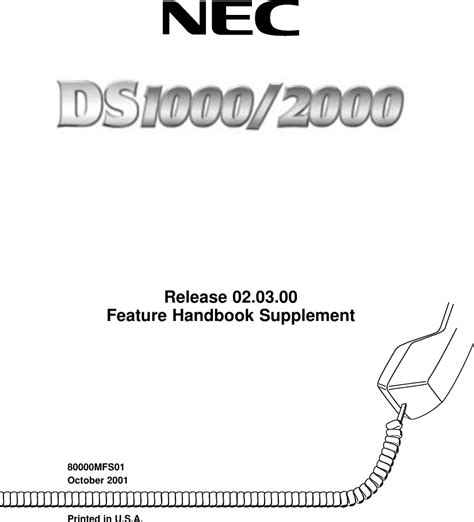 nec ds1000 user guide Reader