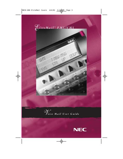 nec elite 48 vms user guide Reader
