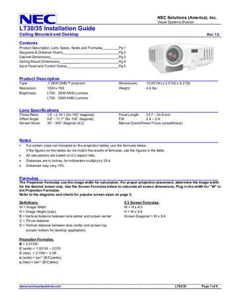 nec lt35 service manual Reader