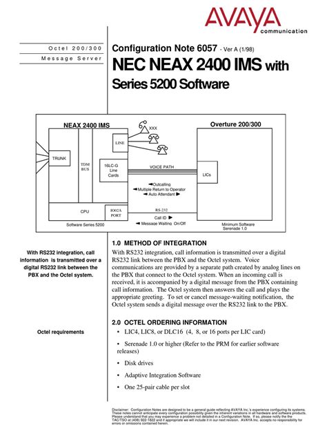 nec neax 2400 ims manual Epub