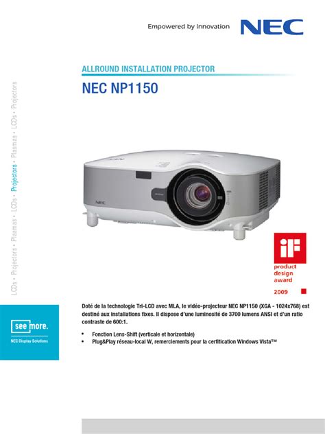nec np1150 manual pdf Kindle Editon