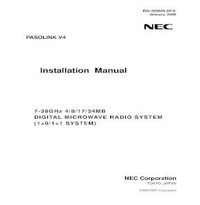 nec pasolink manual PDF