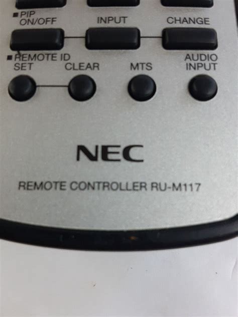 nec ru m117 manual PDF