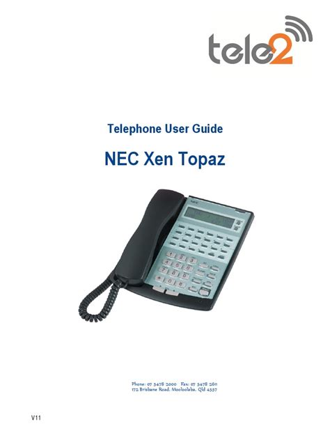 nec topaz phone manual Kindle Editon