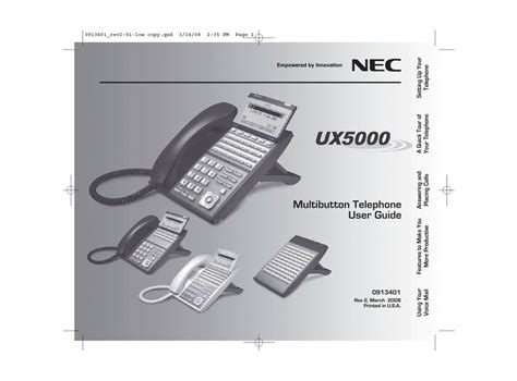 nec ux5000 phone system manual Kindle Editon