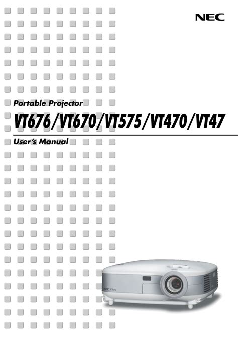 nec vt47 projector manual Epub