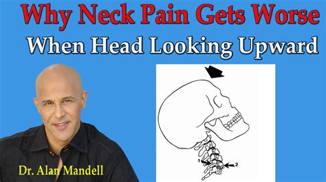 neck hurts when i look up