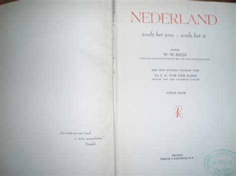 nederland zoals het was zoals het is Reader