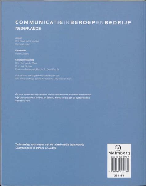 nederlands communicatie in beroep en bedrijf schrijven 1 Reader