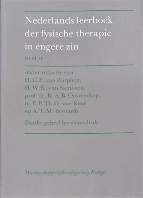 nederlands leerboek der fysische therapie in engere zin deel 2 Reader