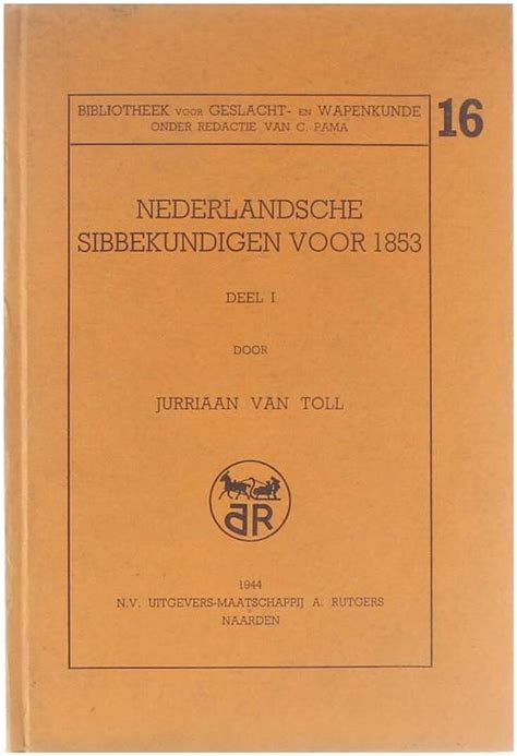 nederlandsche sibbekundigen voor 1853 PDF