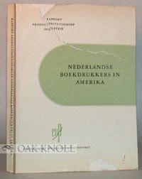 nederlandse boekdrukkers in amerika Kindle Editon