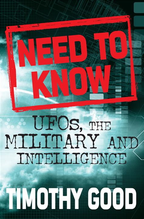 need to know ufos the military and intelligence Kindle Editon