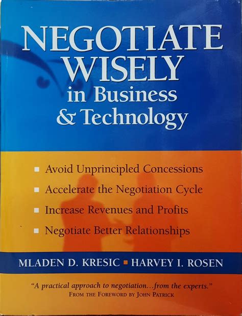 negotiate wisely in business and technology Epub