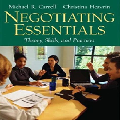 negotiating essentials theory skills and practices Epub