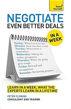 negotiating in a week teach yourself Kindle Editon