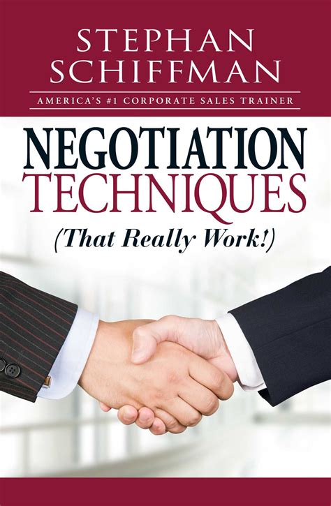 negotiation techniques that really work Reader