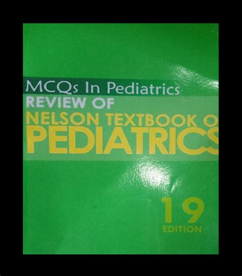 nelson pediatric 19th ed mcq free pdf Epub