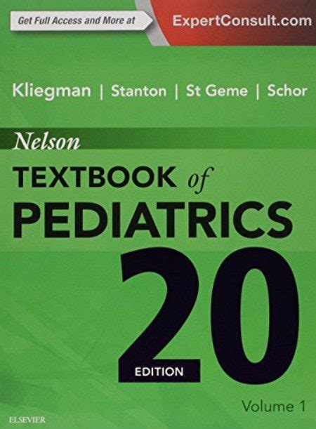 nelson textbook of pediatrics 20th edition Ebook Kindle Editon