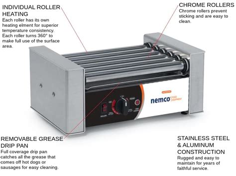 nemco 8010v 8018 8027 8036 8045w 8045n 8075 roll a grill user guide Kindle Editon