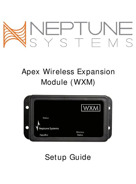 neptune apex wxm manual Doc