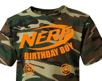 nerf birthday shirt