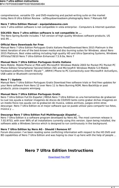 nero 7 ultra manuals Reader