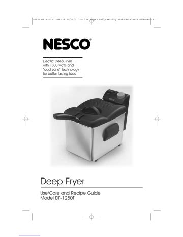 nesco df 1241 recipes user guide Doc