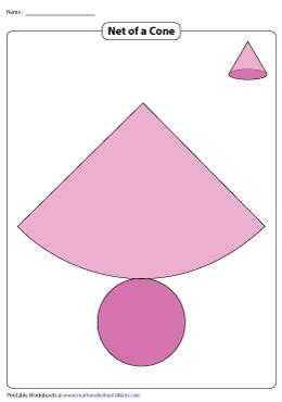 Net Of A Cone Printable
