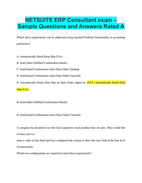 netsuite sample exam Doc