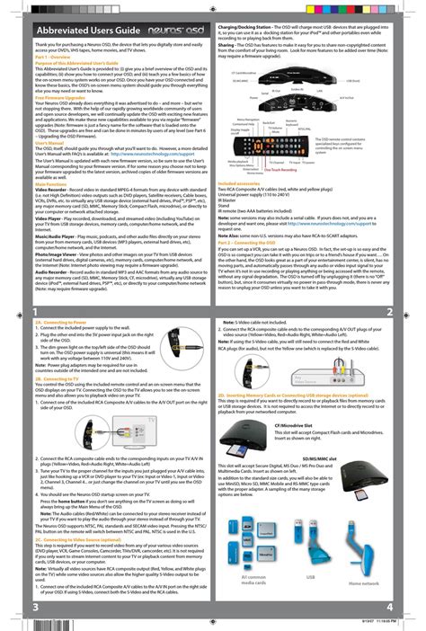 neuros osd user guide Doc