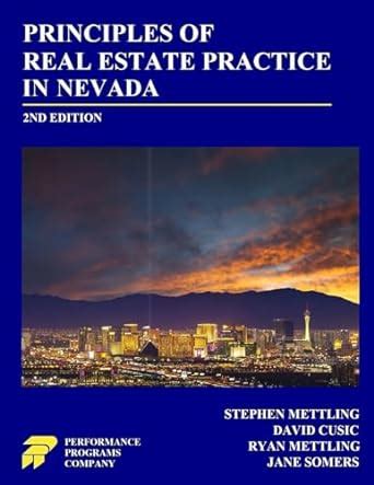 nevada real estate principles and practices Kindle Editon