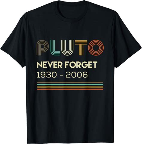 never forget pluto shirt