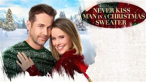 never kiss a man in a christmas sweater cast