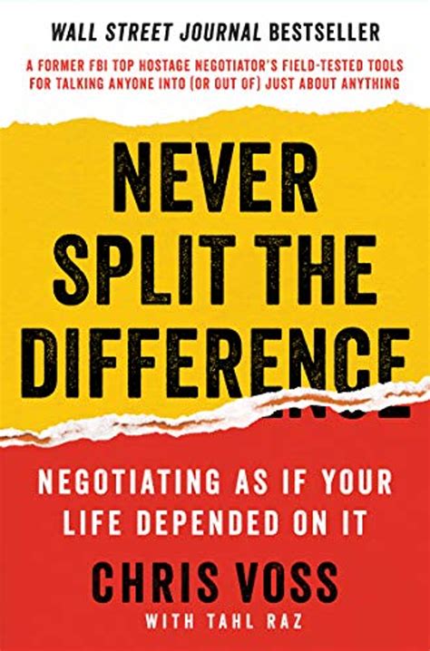 never split difference negotiating as PDF