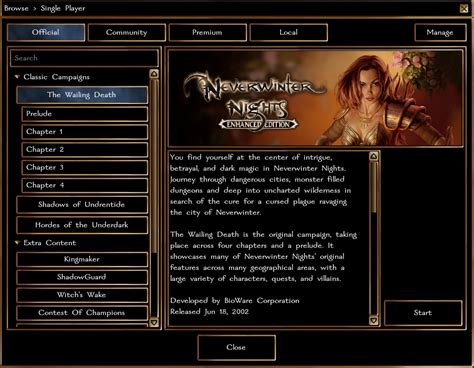 Neverwinter Nights Gold Walkthrough