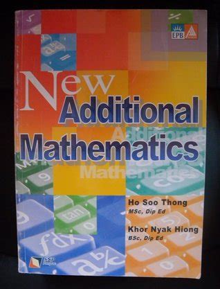 new additional mathematics ho soo thong solutions Epub