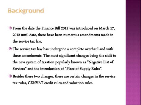 new amendments in service tax 2012 PDF