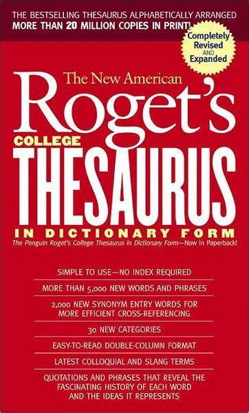 new american roget college thesaurus in Kindle Editon