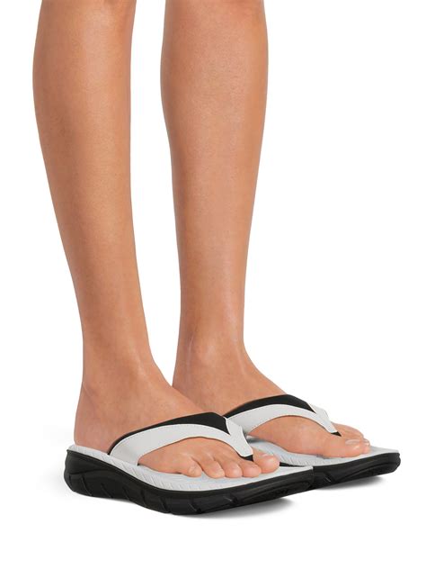 new athletic works flip flops