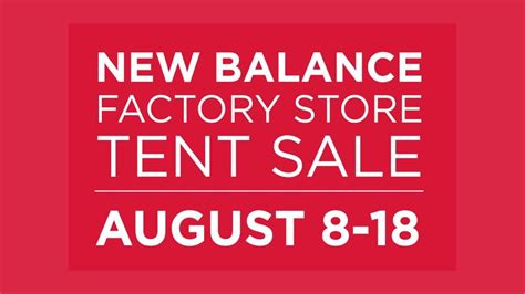 new balance tent sale