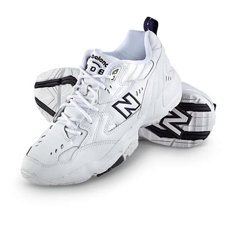 new balance white running shoes