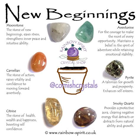 new beginnings crystals