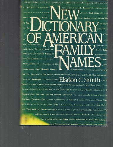 new dictionary of amer ican family names Kindle Editon