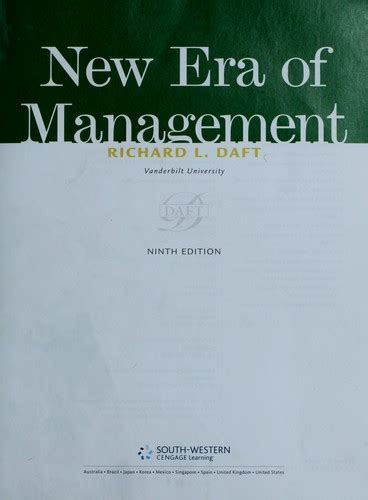 new era of management 10th edition pdfrichard l daft Reader